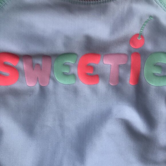 Fruit Swimsuit 2 Piece Matching Rash Guard & Bottoms - Picture 3 of 6